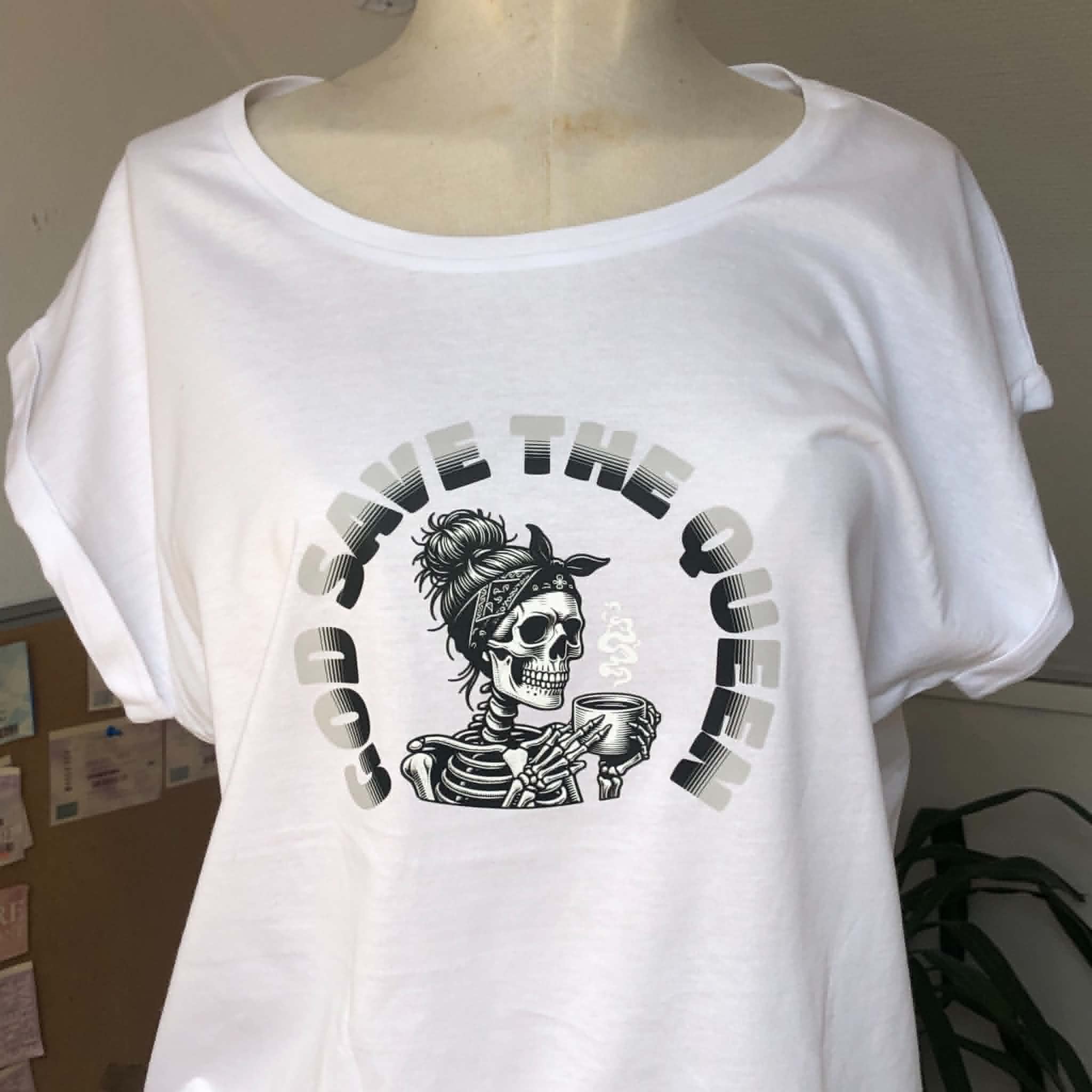 T-shirt femme « God save the Queen »