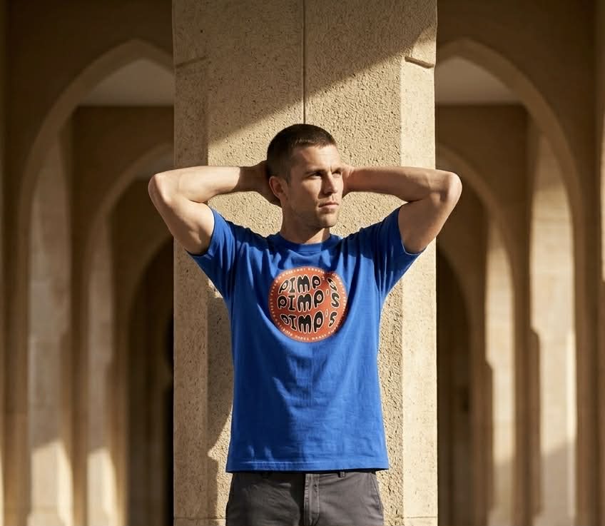 T-shirt imprimé série "orange"