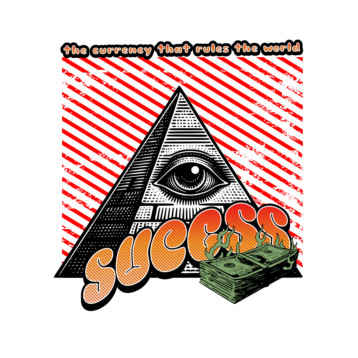T-shirt imprimé série "Illuminati"