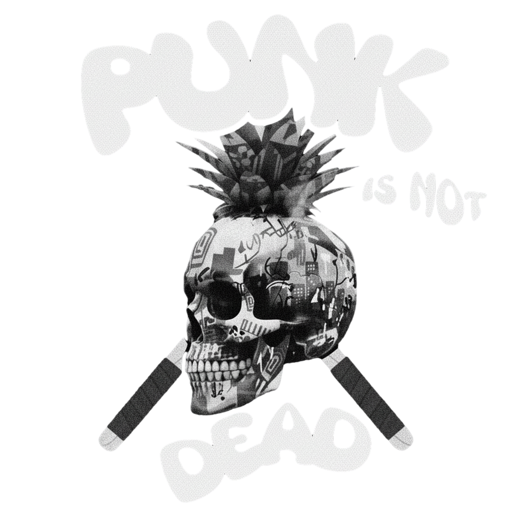 T-shirt imprimé série "Punk is not Dead "
